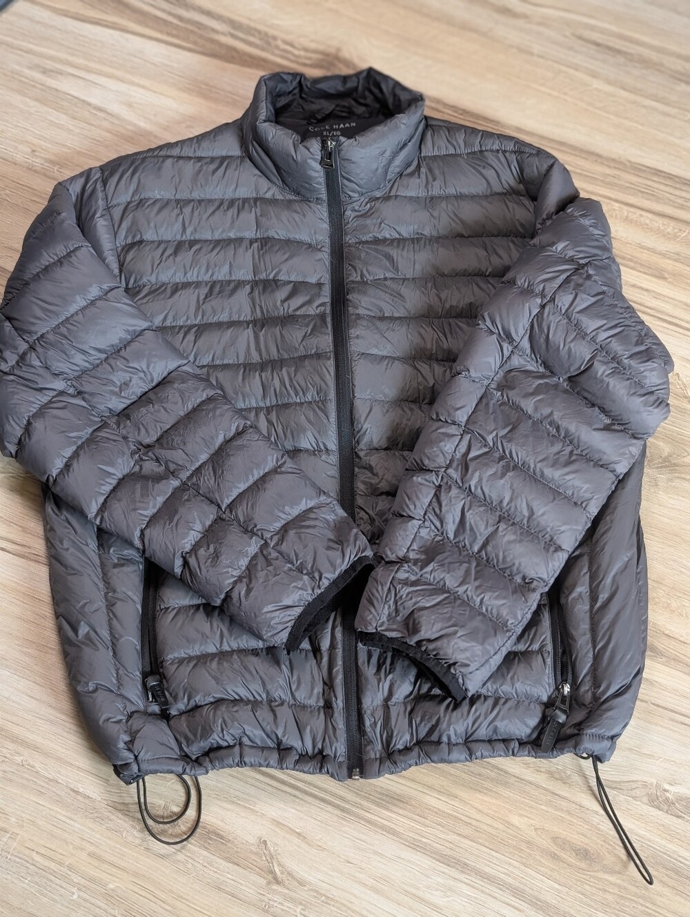 Cole Haan Women's Gray Puffer Jacket XL